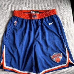 Nike Blue and Orange Athletic Shorts